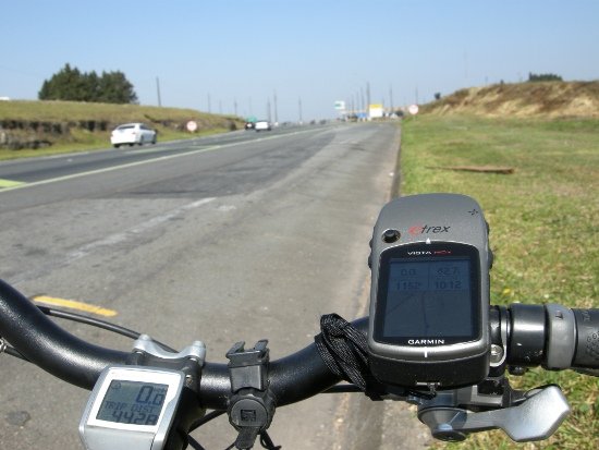 pedágio São Luiz do Purunã, etrex vista hcx.