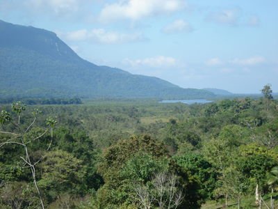 Guaraqueçaba, vista da serra